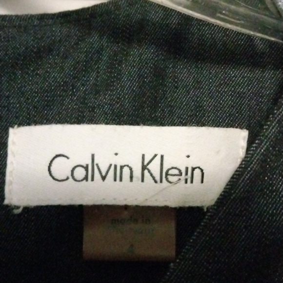 Calvin Klein navy dress size 4 - Picture 3 of 5